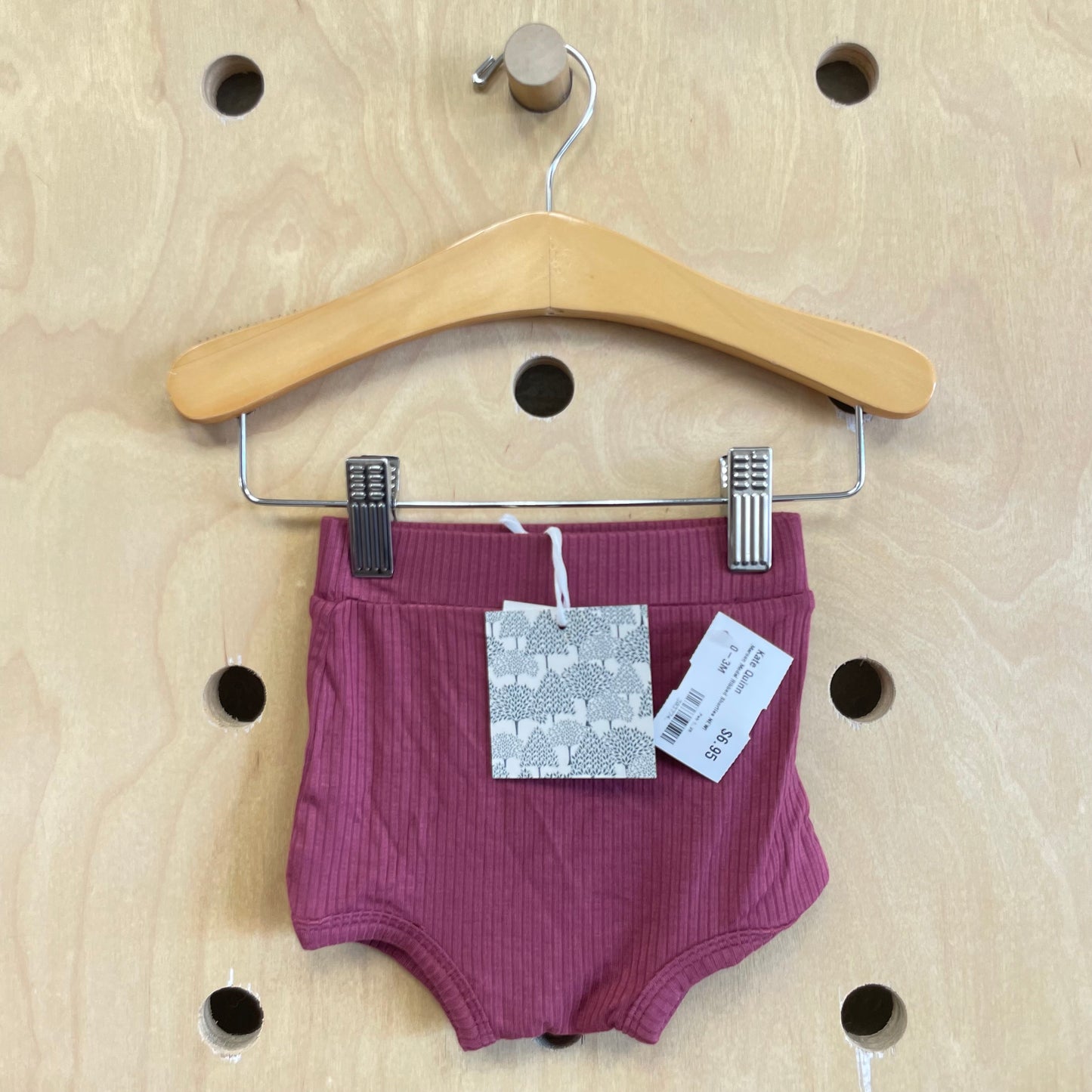 Maroon Modal Ribbed Shorties NEW!