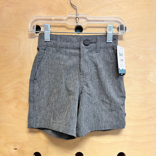 Heathered Grey Quick Dry Shorts