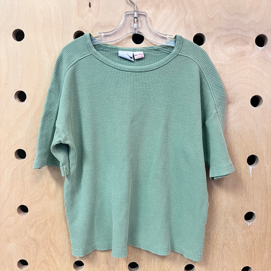 Green Waffle Top
