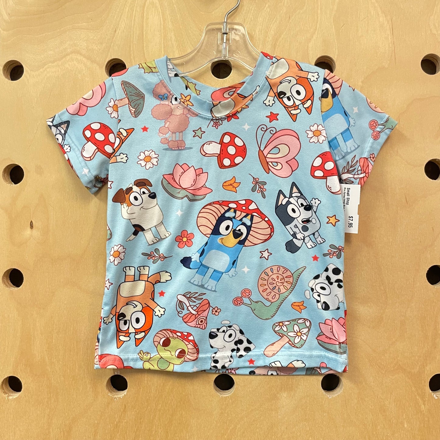 Blue Spring Things Bluey Top