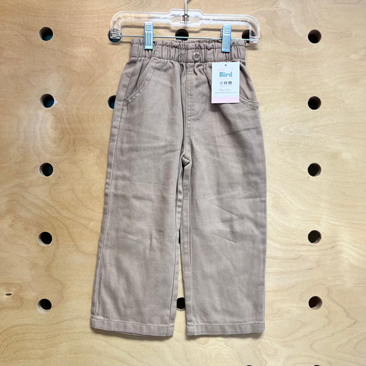 Brown Pull On Pants