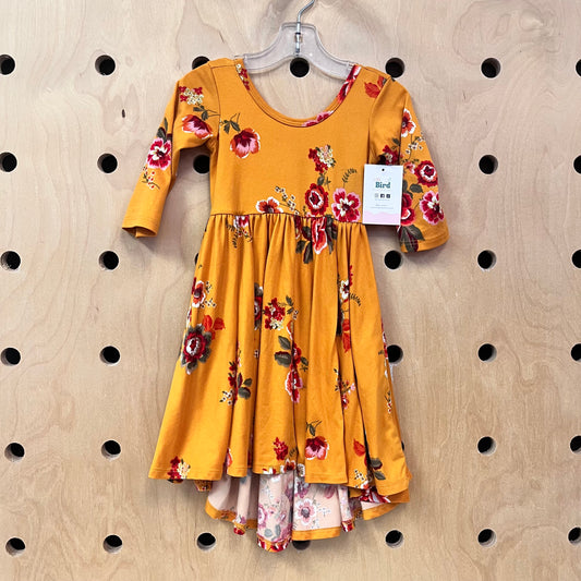 Yellow Floral Dress