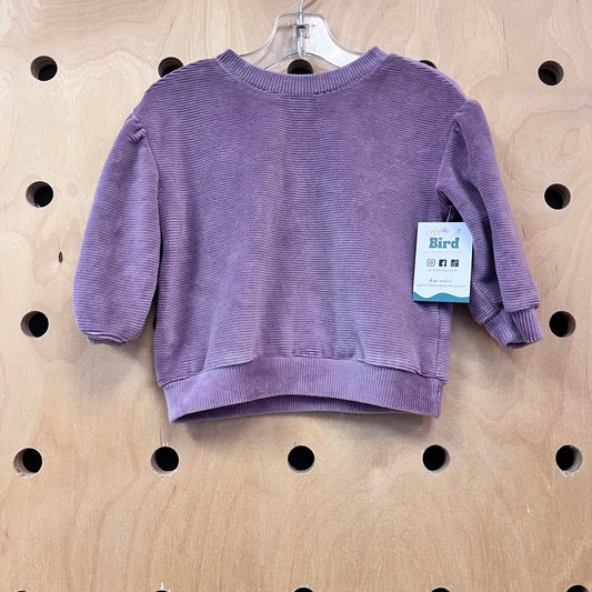 Lavender Ribbed Pullover