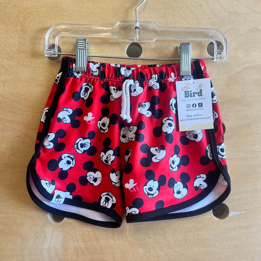 Red/Black Mickey Shorts