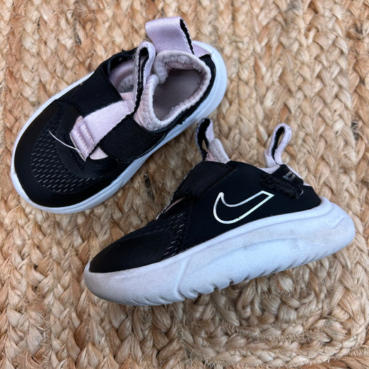 Black & Pink Slip Ons