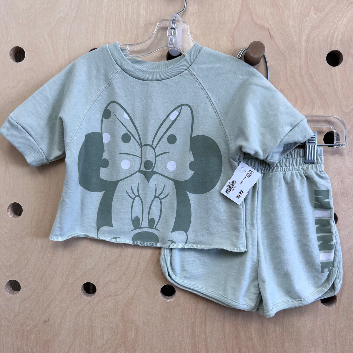 Mint Minnie Top & Shorts