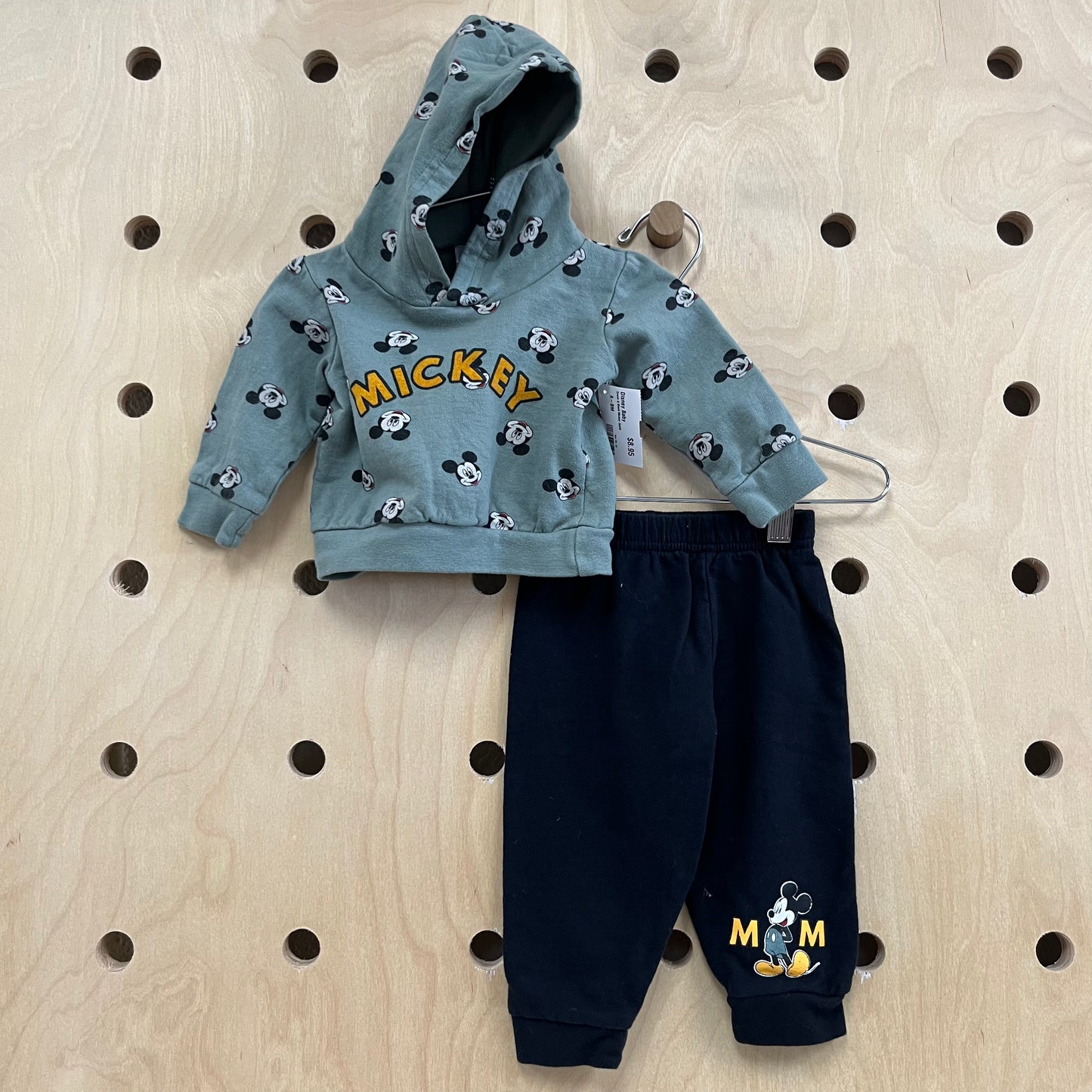 Green & Black Mickey Outfit