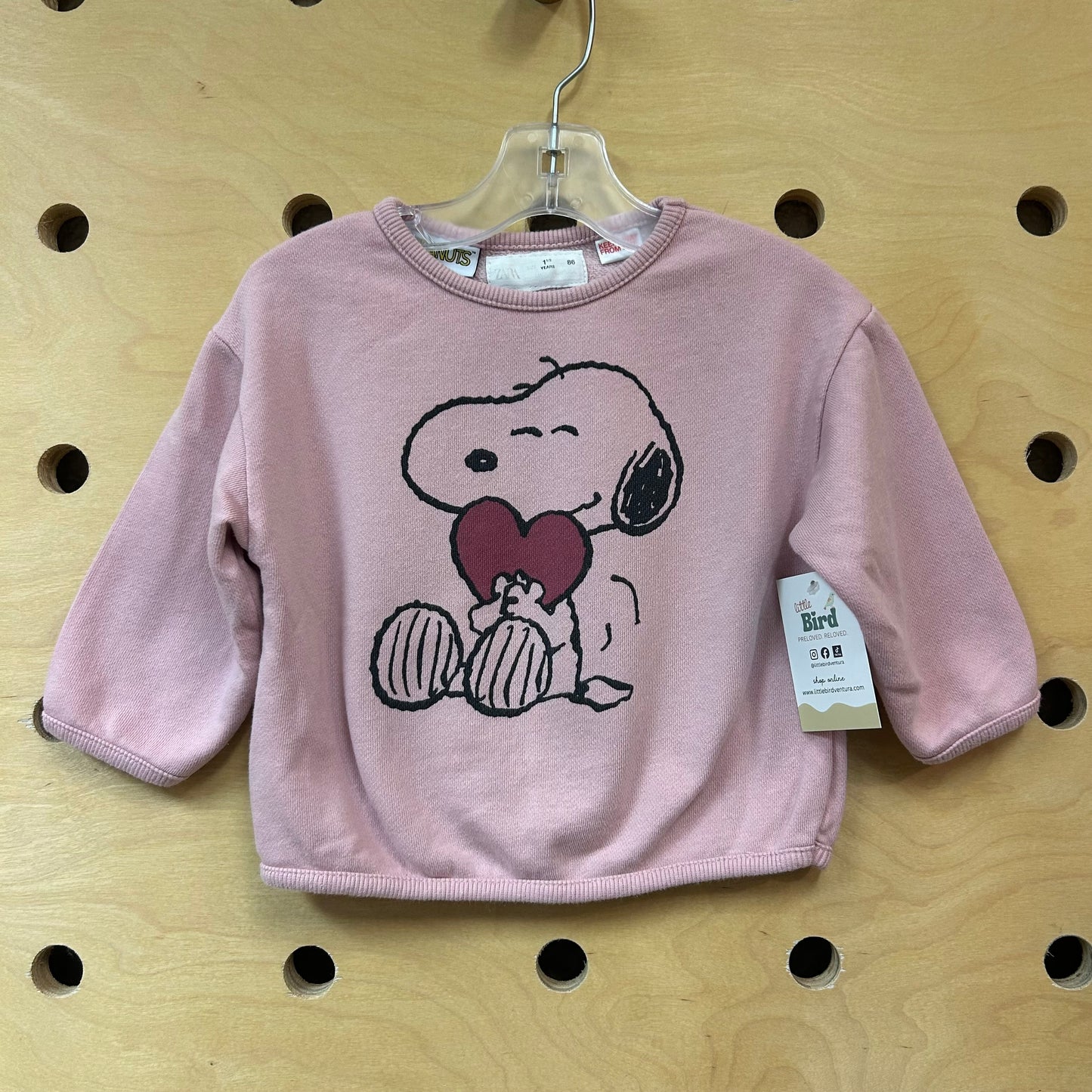 Pink Snoopy Sweatshirt