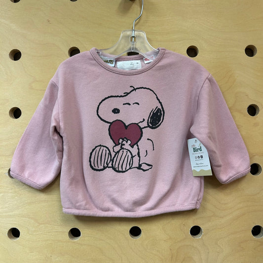 Pink Snoopy Sweatshirt