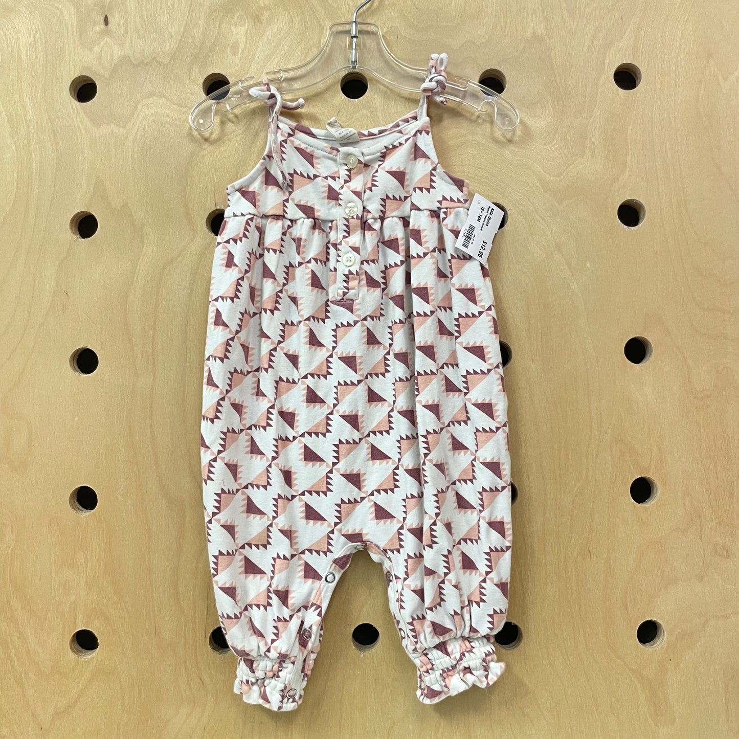 Organic Triangles Romper