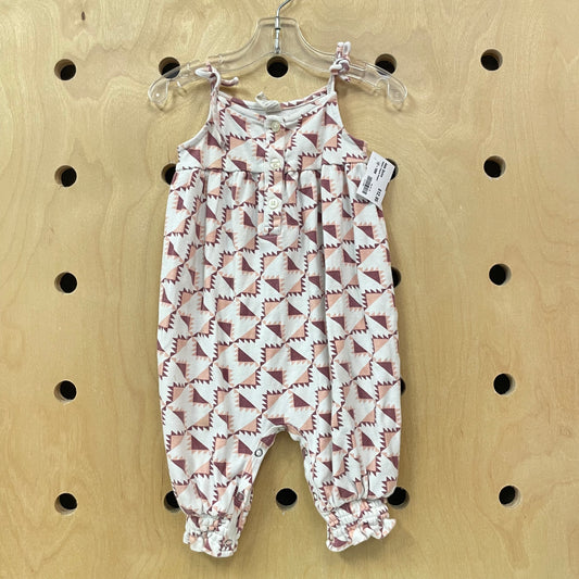 Organic Triangles Romper
