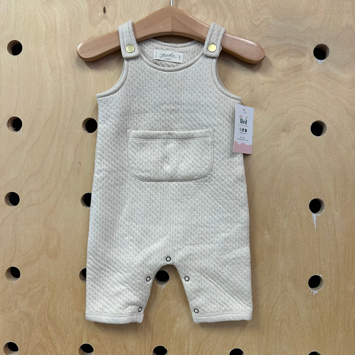 Cream Textured Romper