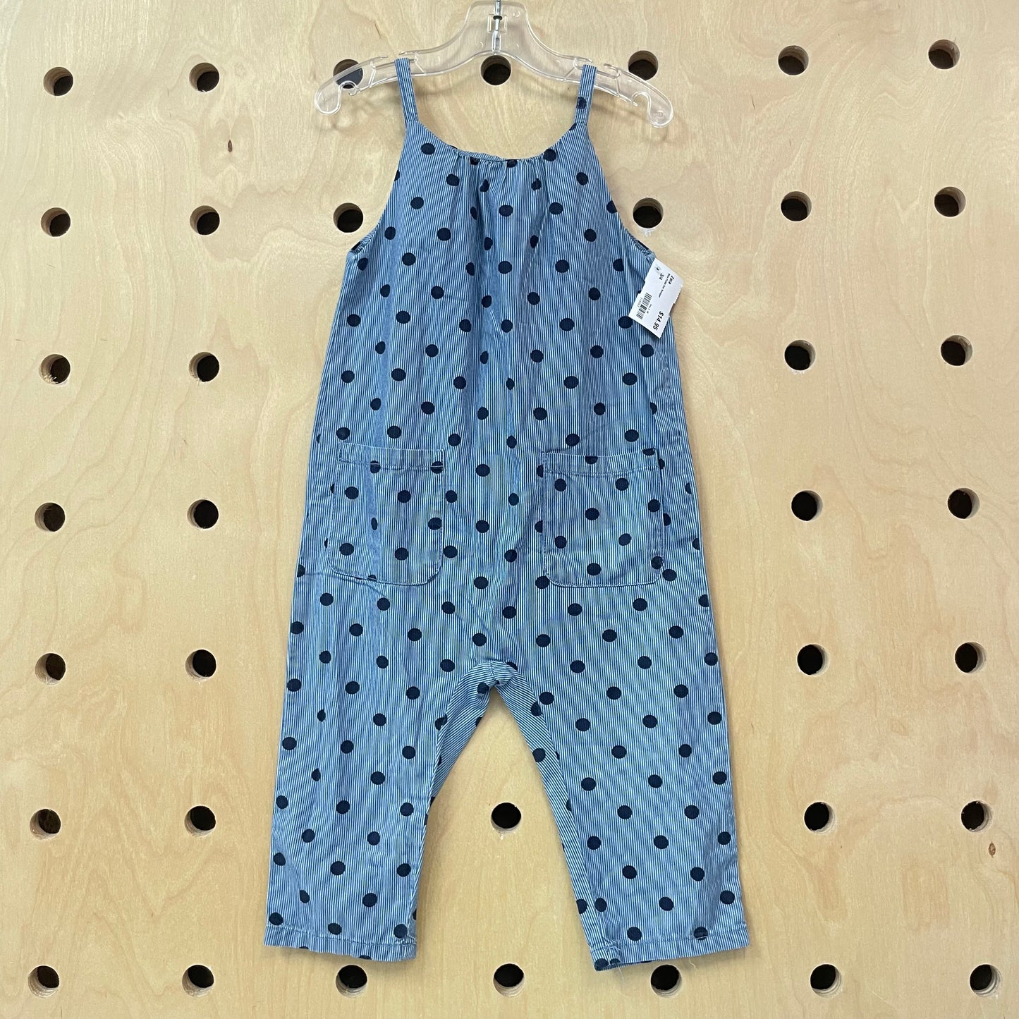 Blue Polka Dot Romper