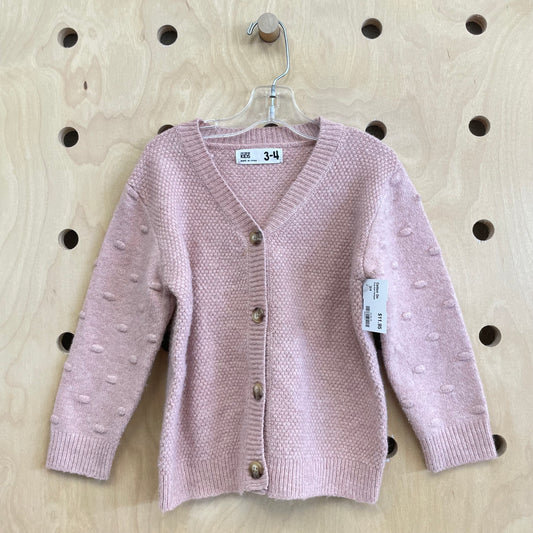 Pink Knit Cardigan