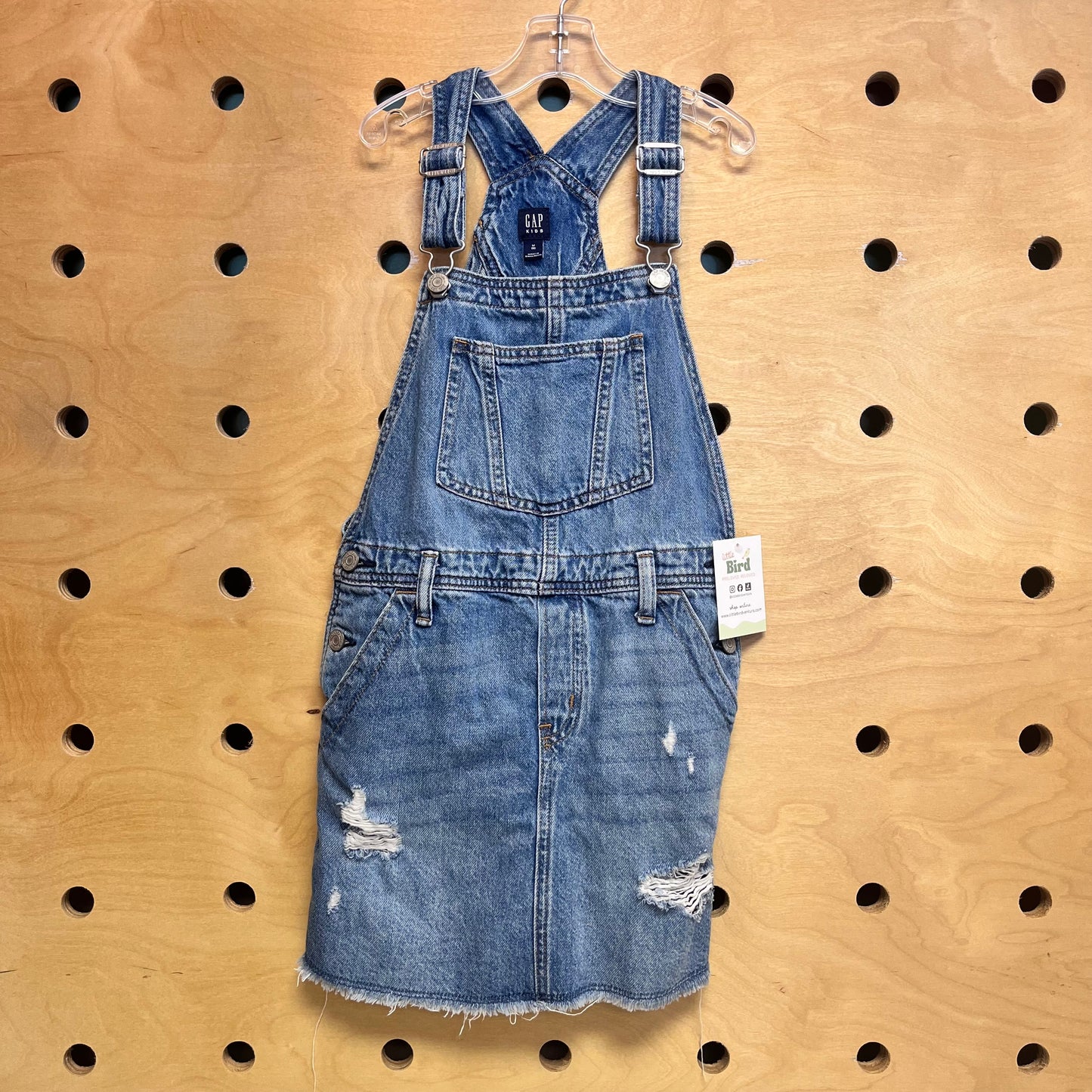 Distressed Denim Skirtall