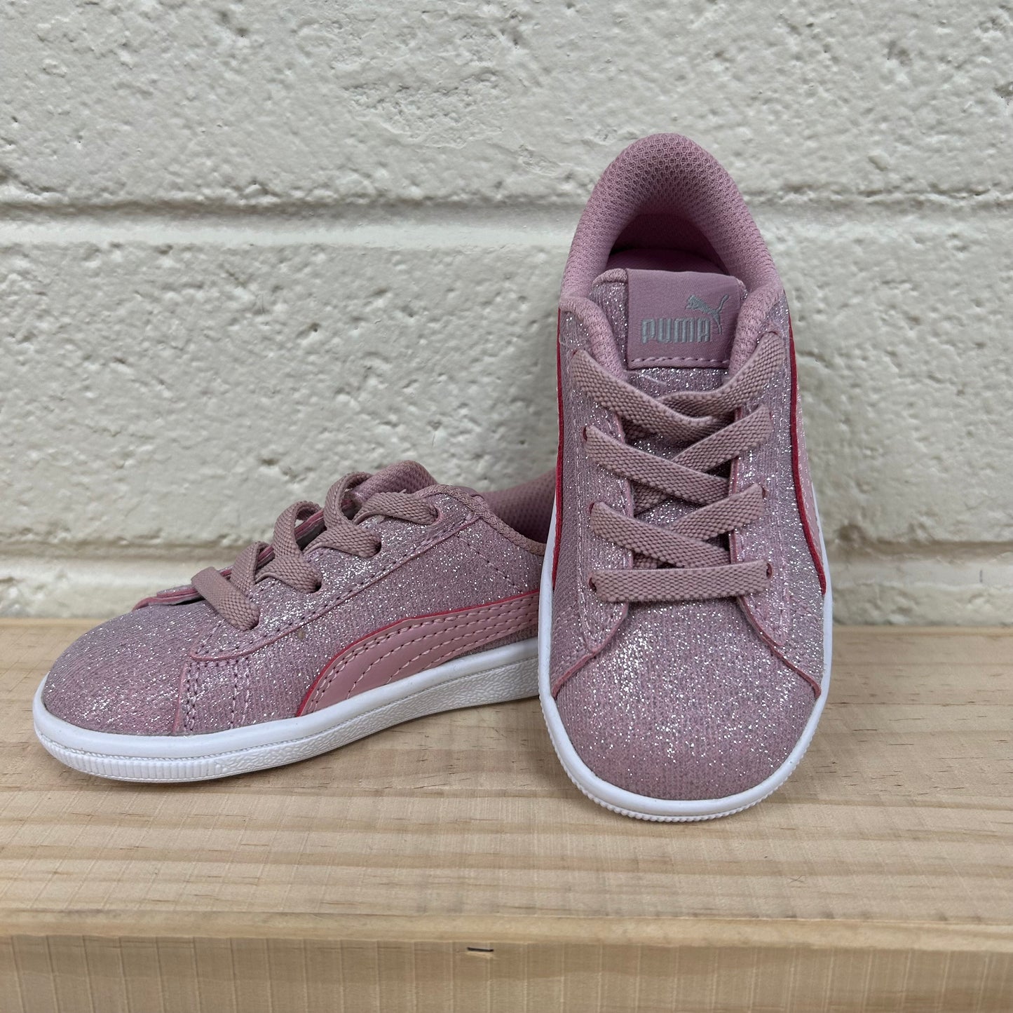 Pink Glitter Sneakers