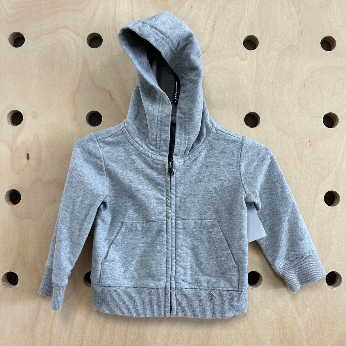 Grey Zip Hoodie