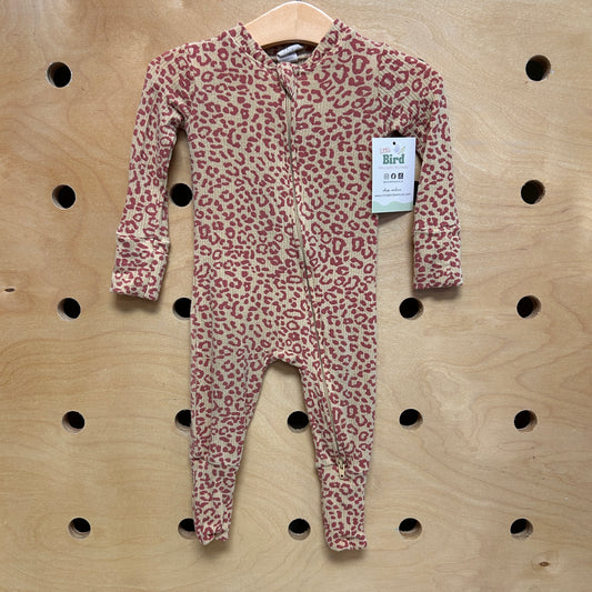 Cream Modal Animal Print Zippy