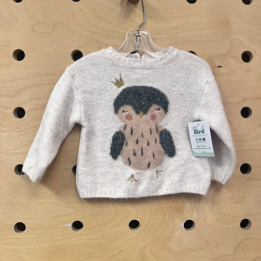 Cream Penguin Sweater