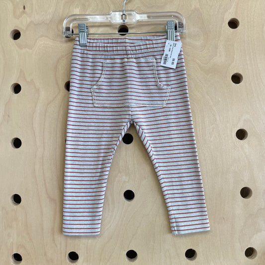 Brown & Rust Striped Soft Pants