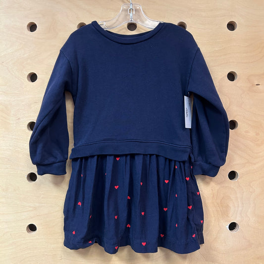 Fleece/Bamboo Blend Hearts Dress