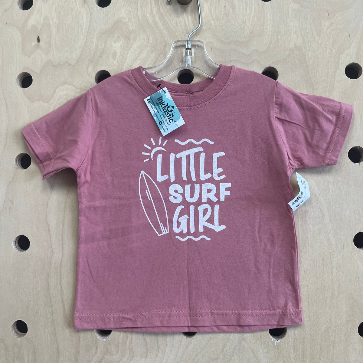 Pink Little Surf Girl Tee NEW!