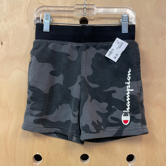 Grey Camo Soft Shorts