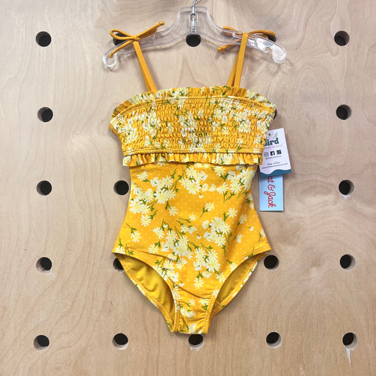 Yellow Floral Swimsuit NEW!