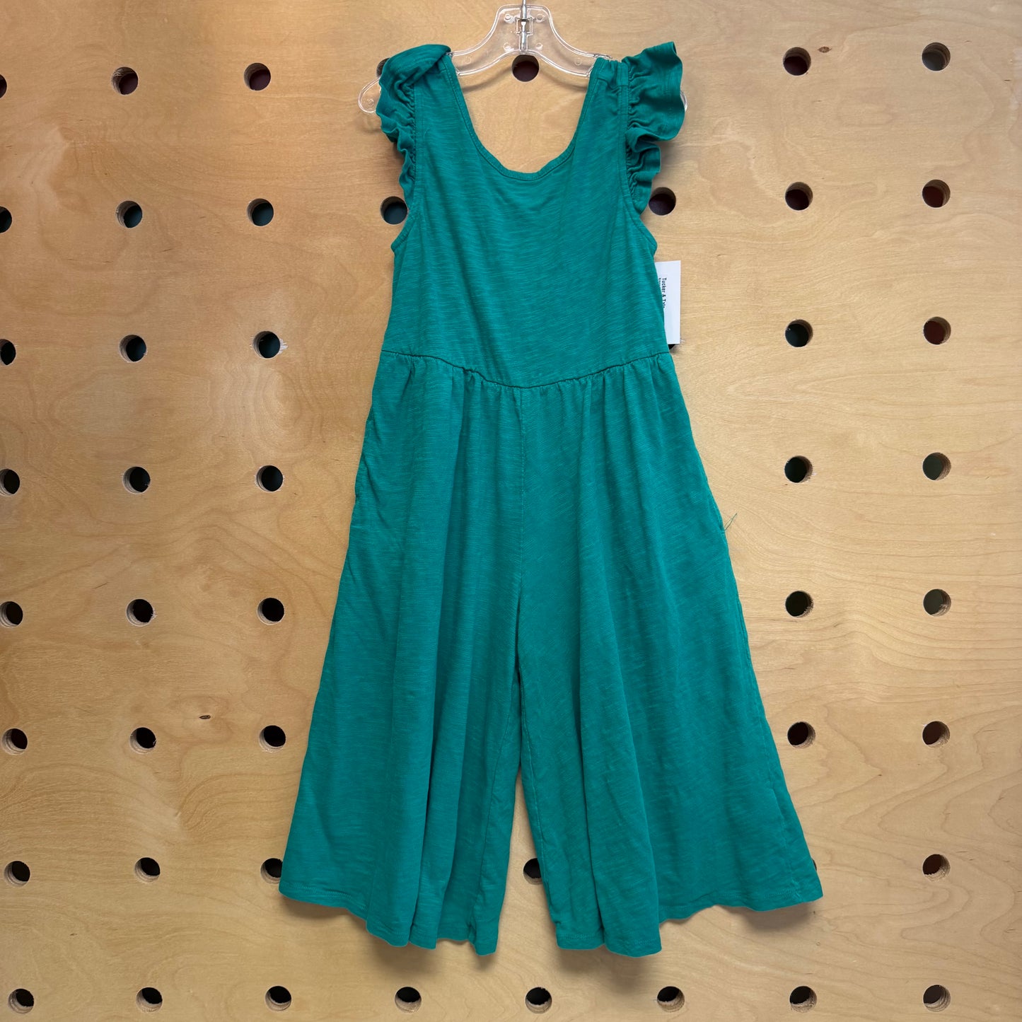 Green Wide Leg Romper