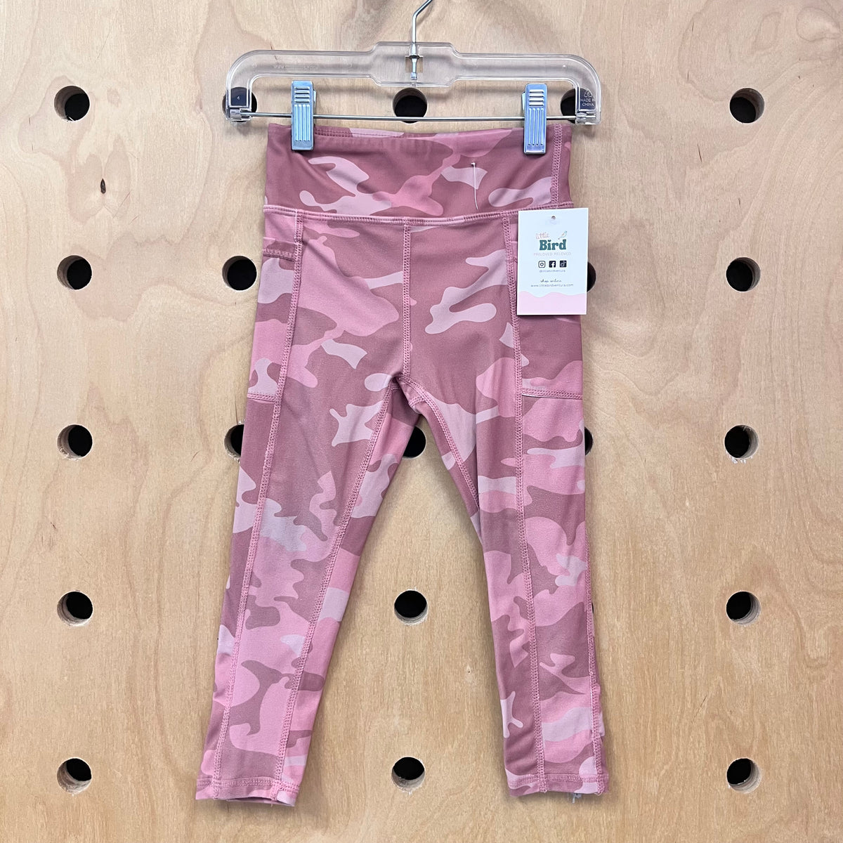 Pink Camo Pocket Leggings
