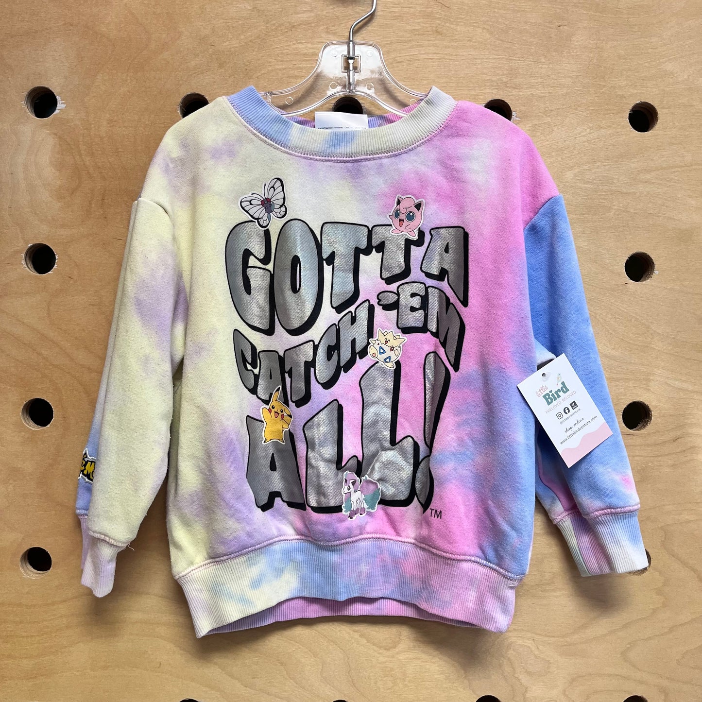 Tie Dye 'Gotta Catch Em All' Pullover