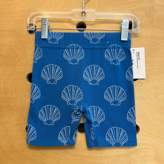 Blue/White Sea Shell Soft Shorts