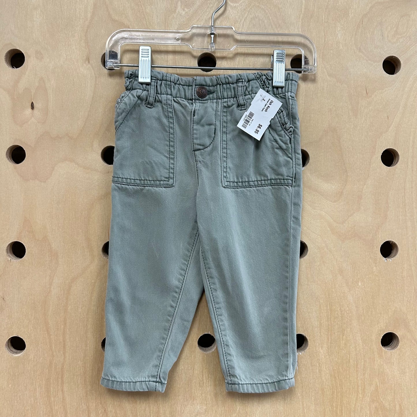 Green Capri Pants