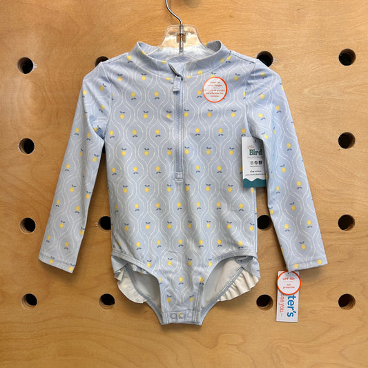 Blue/Yellow Lemons Swimsuit NEW!