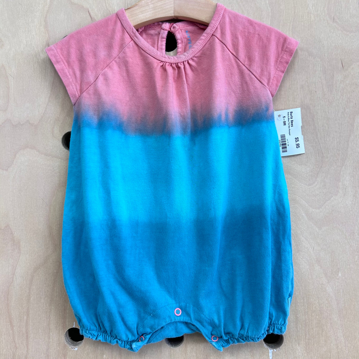 Pink & Blue Tie Dye Romper
