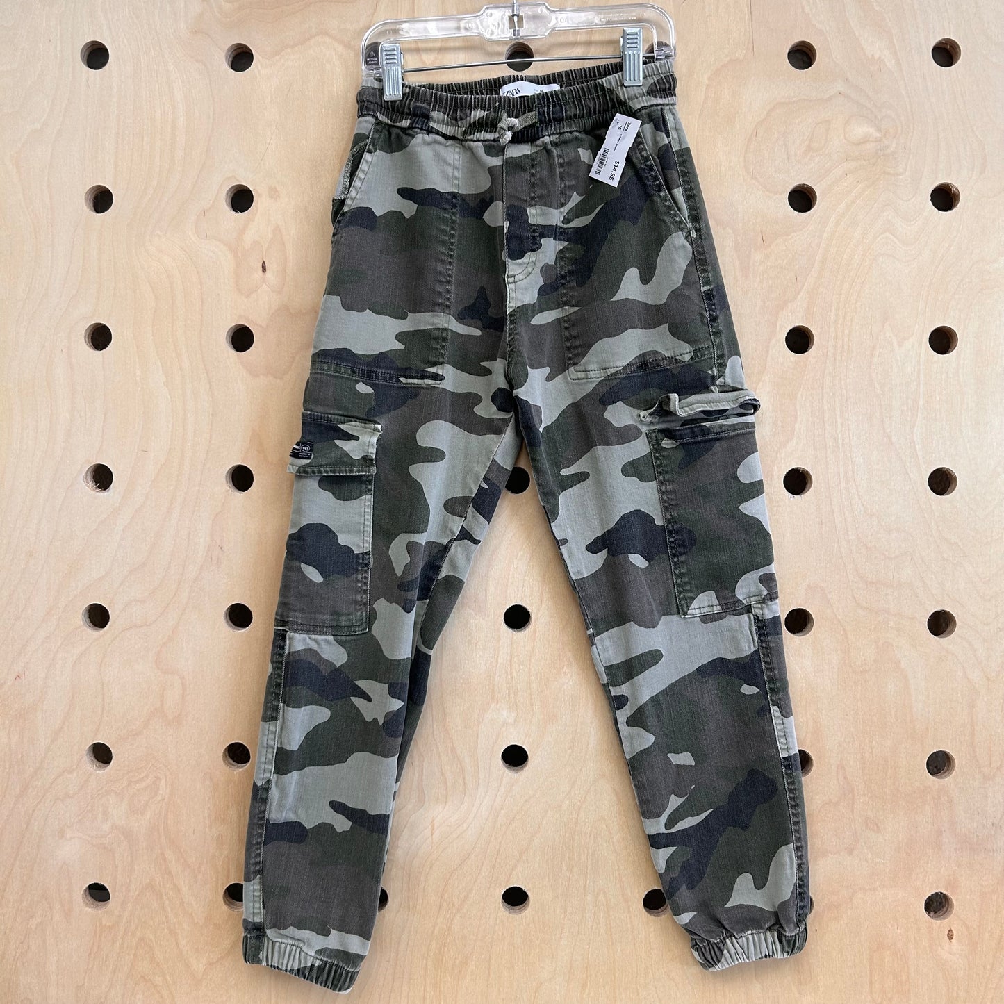 Green Camo Cargo Shorts