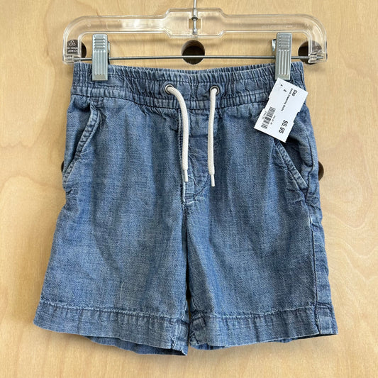Denim Drawstring Shorts