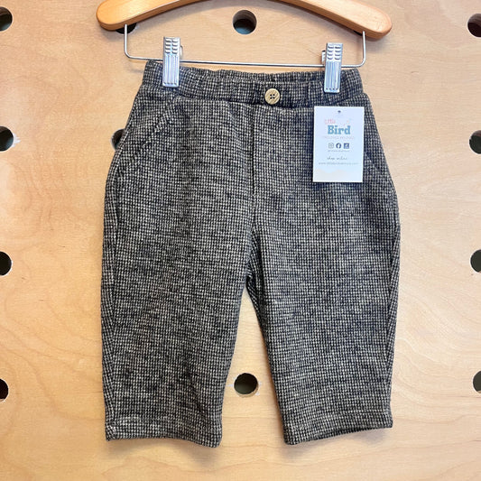 Brown Houndstooth Soft Pants