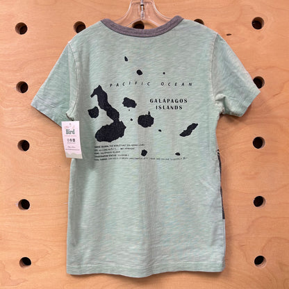 Green Iguana Ringer Tee