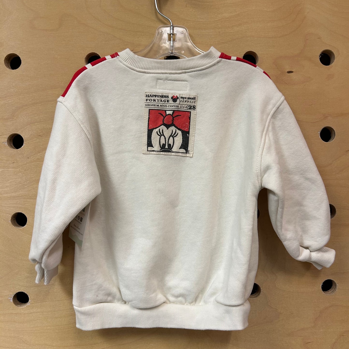 White Minnie Mouse Crewneck