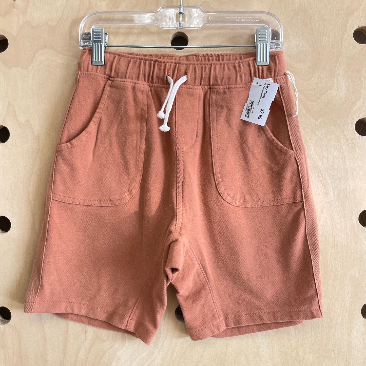 Terracotta Drawstring Shorts
