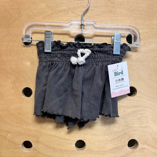 Grey Flowy Shorts