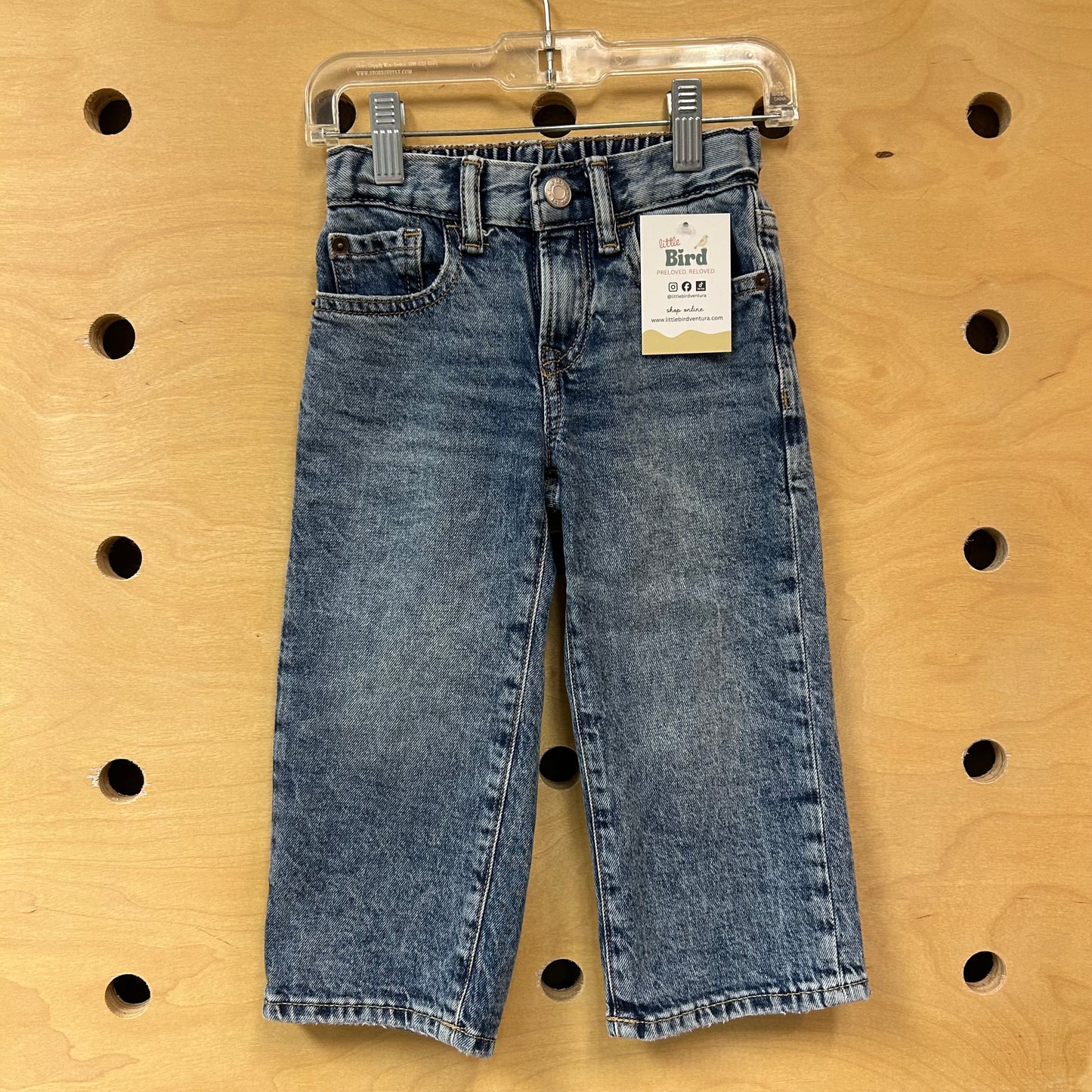 Medium Wash 90's Fit Loose Denim