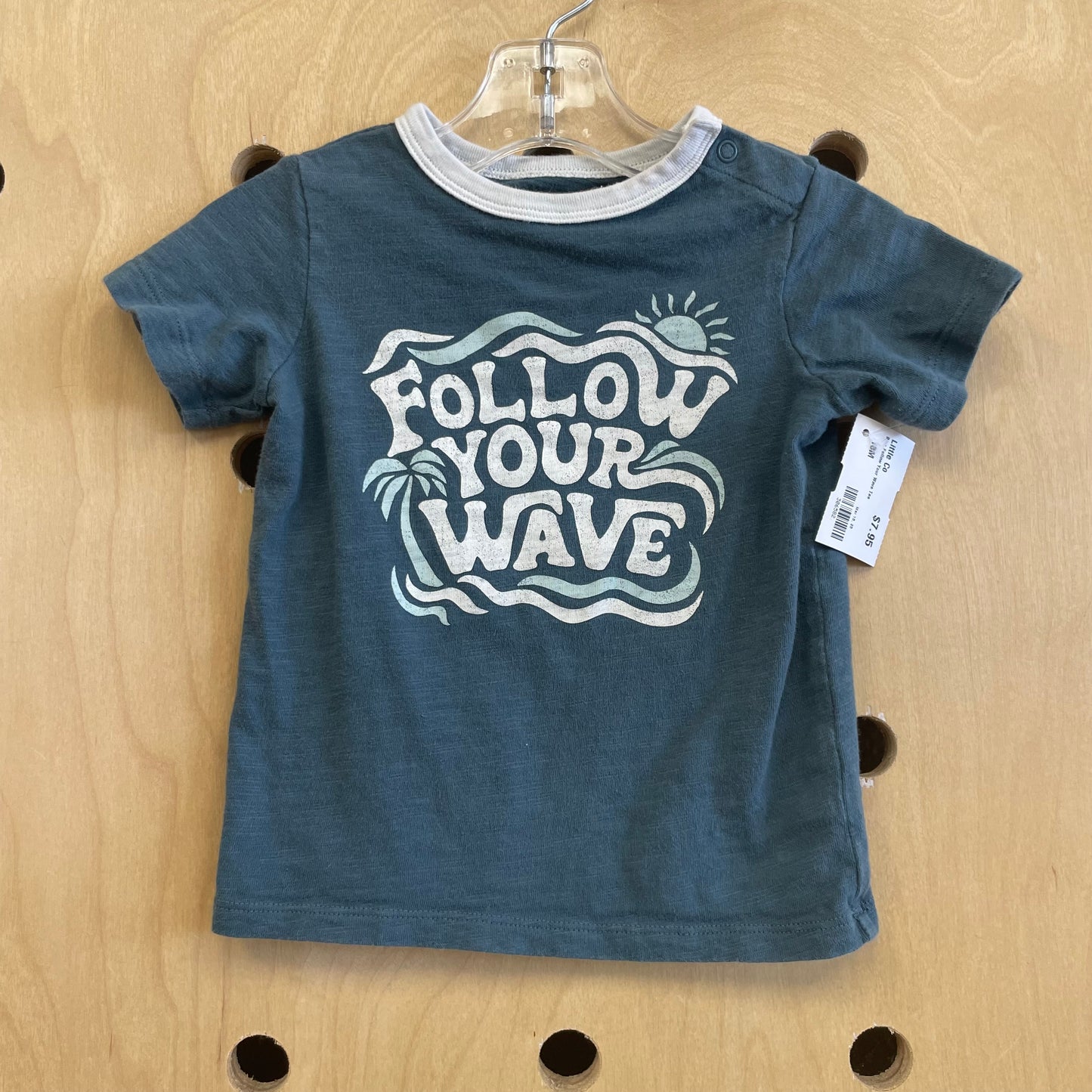 Blue Follow Your Wave Tee