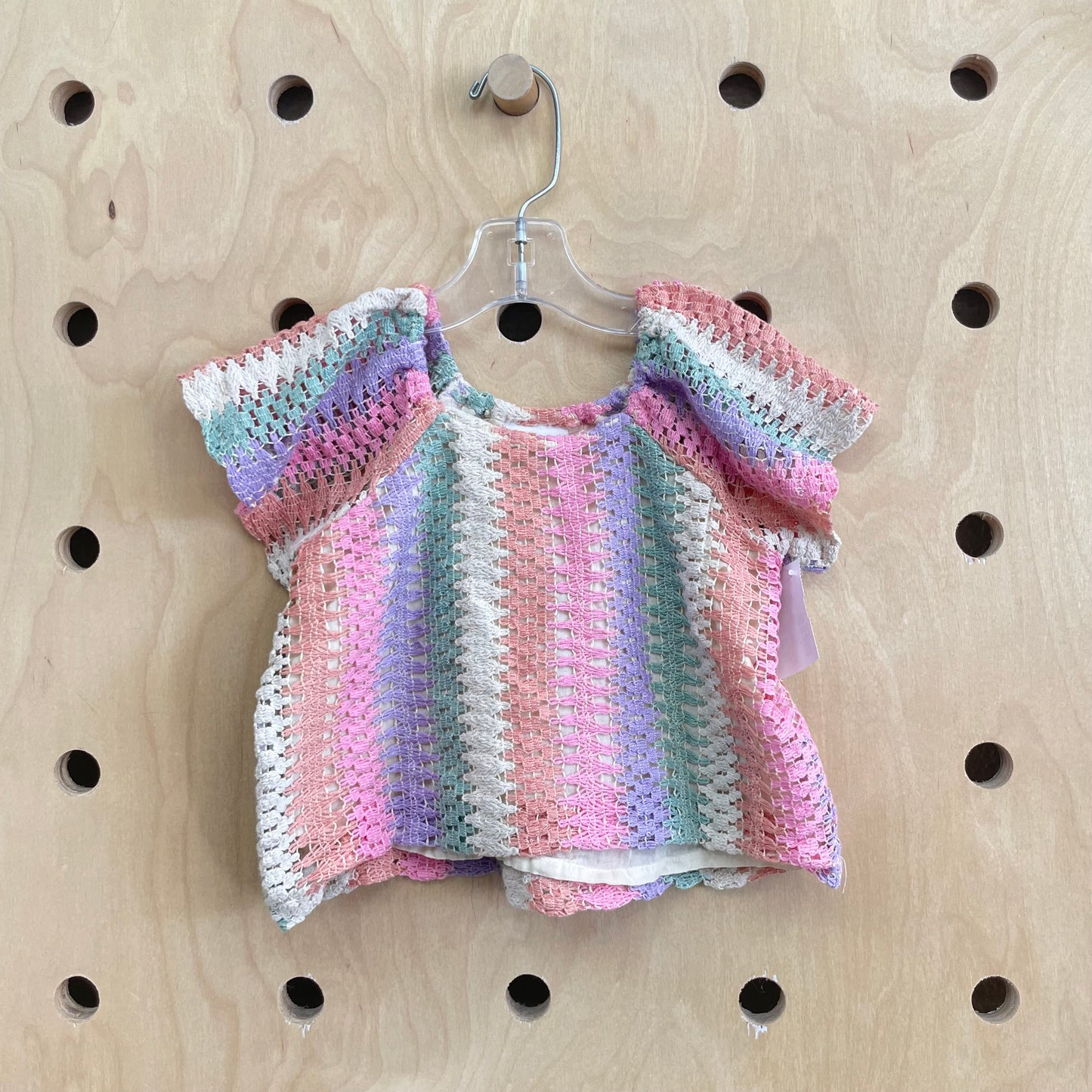 Pastel Knit Crop Top