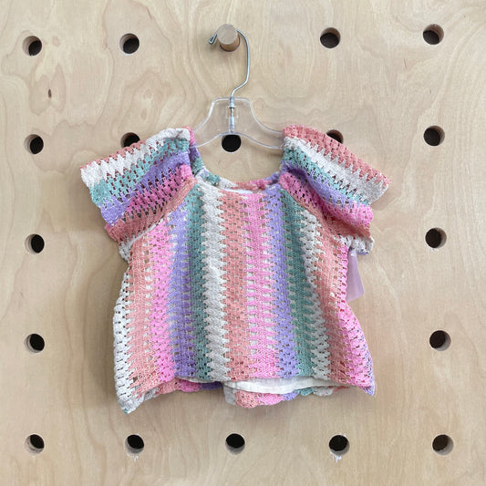 Pastel Knit Crop Top