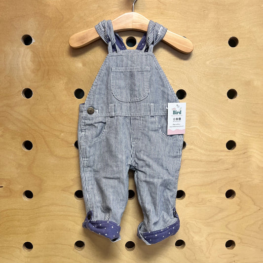 Railroad Stripe  Overalls