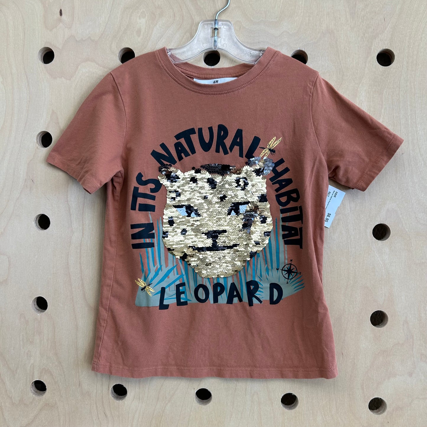 Natural Habitat Sequins Leopard Tee