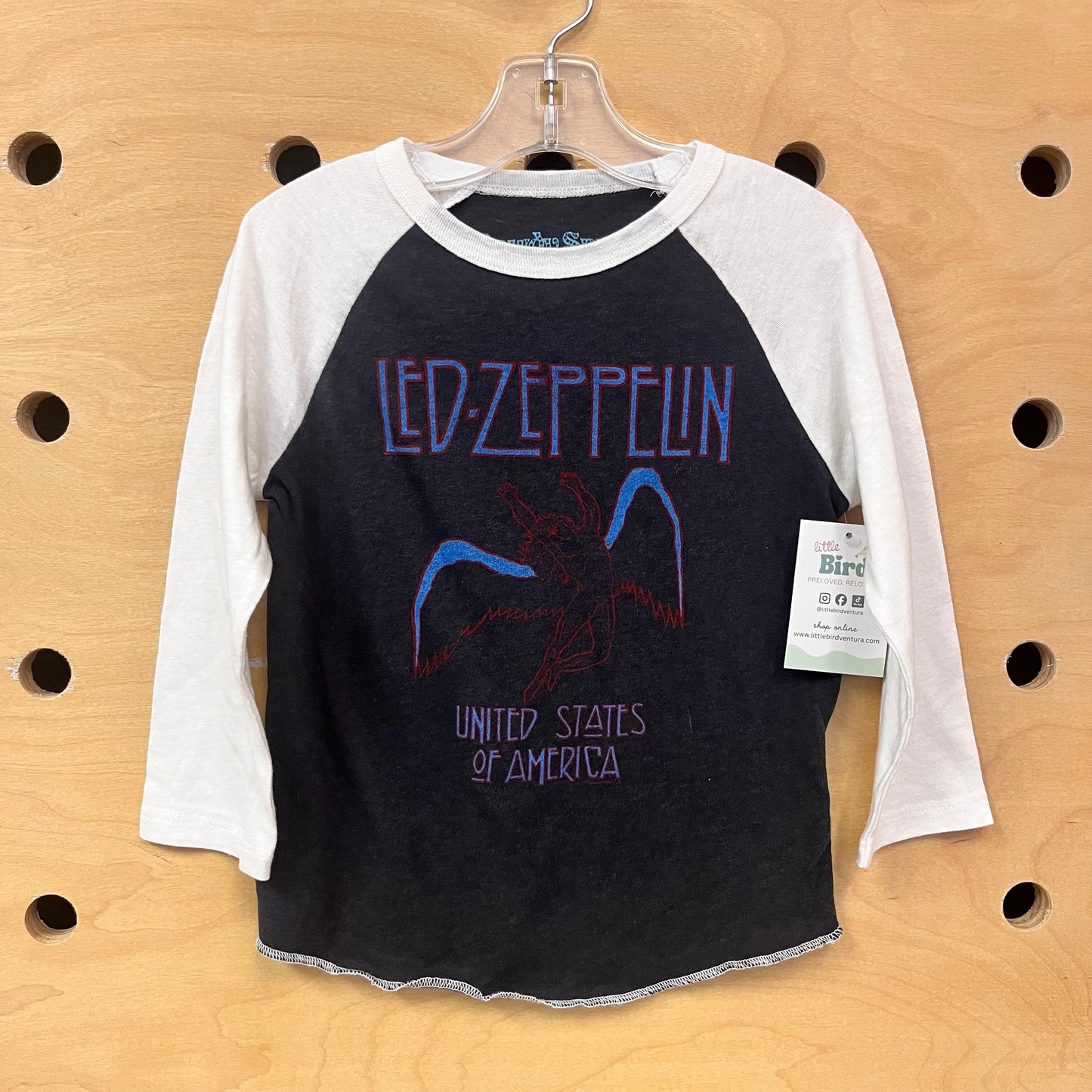 Grey/White 'Led Zeppelin' LS