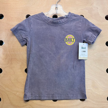 Heathered Grey Surf Cotton Tee